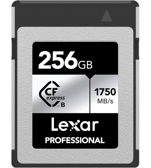 Lexar 256GB Professional CFexpress Type B Silver Series Memory Card, for Photographers, Videographers, Up to 1750/1300 MB/s, 8K Video (LCXEXSL256G-RNENG) Lexar 256GB Professional CFexpress Type B Silver Series Memory Card, for Photographers, Videographers, Up to 1750/1300 MB/s, 8K Video (LCXEXSL256G-RNENG)